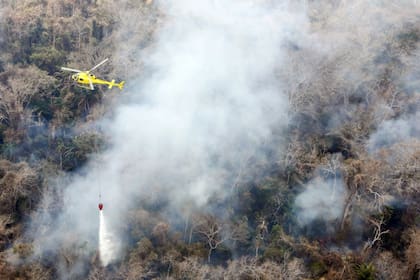 Los aviones que brindaron asistencia