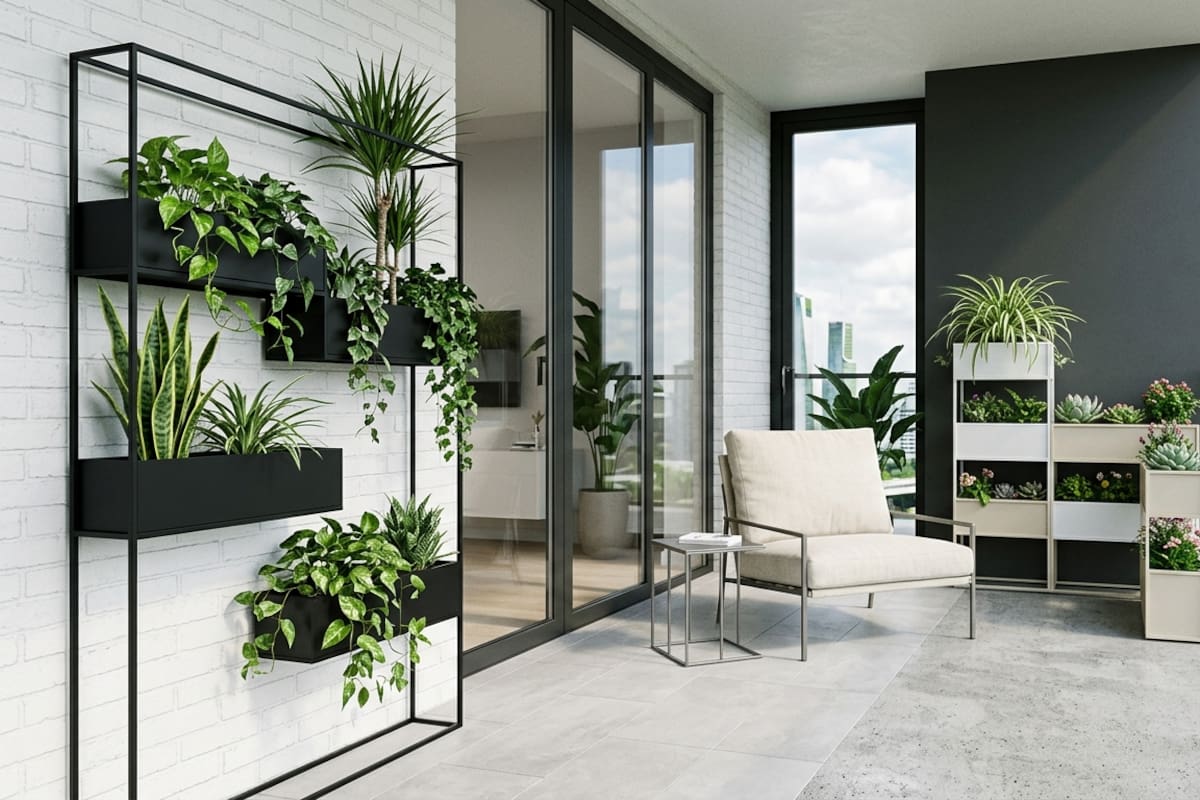 Los balcones permiten disponer de un lugar para trabajar, estudiar o simplemente pasar un rato leyendo al sol