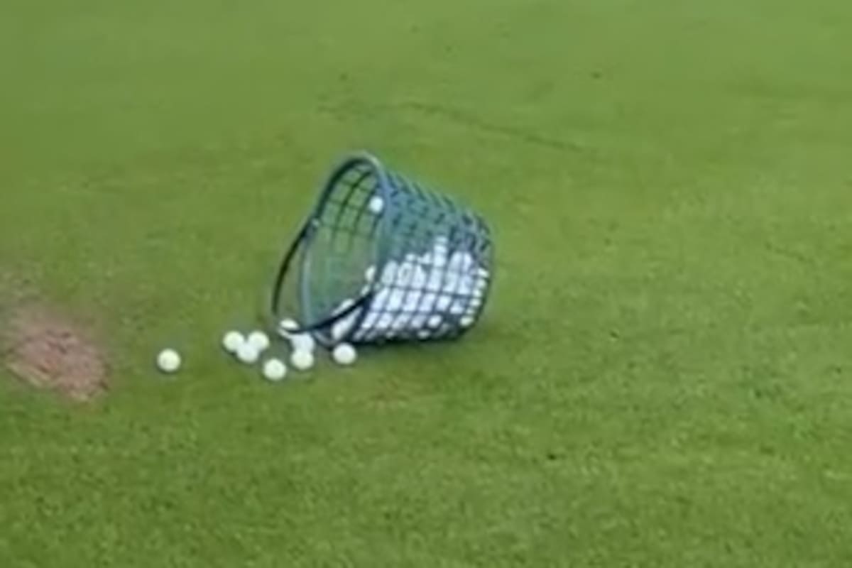 Los baldes de pelota, un clásico en los driving range