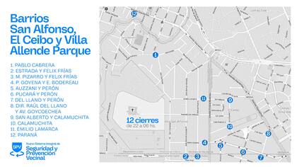 Los Barrios San Alfonso, El Ceibo y Villa Allende Parque deben esperar por la aprobación de los vecinos para la instalación de portones
