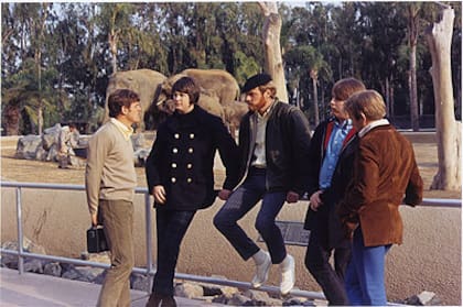 Los Beach Boys en la histórica sesión de fotos que derivó en la tapa de Pet Sounds