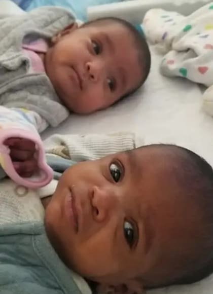 Los bebés hoy están en perfectas condiciones de salud.