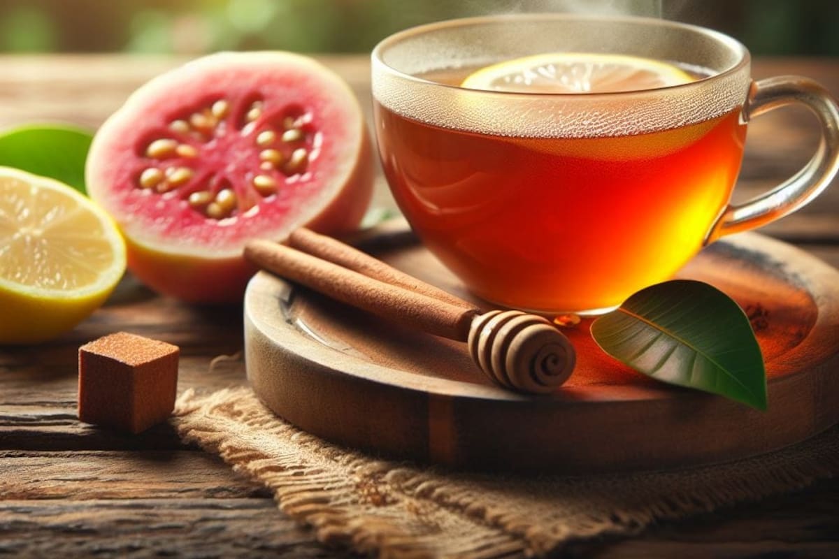 Los beneficios para su salud al tomar jugo de guayaba con canela