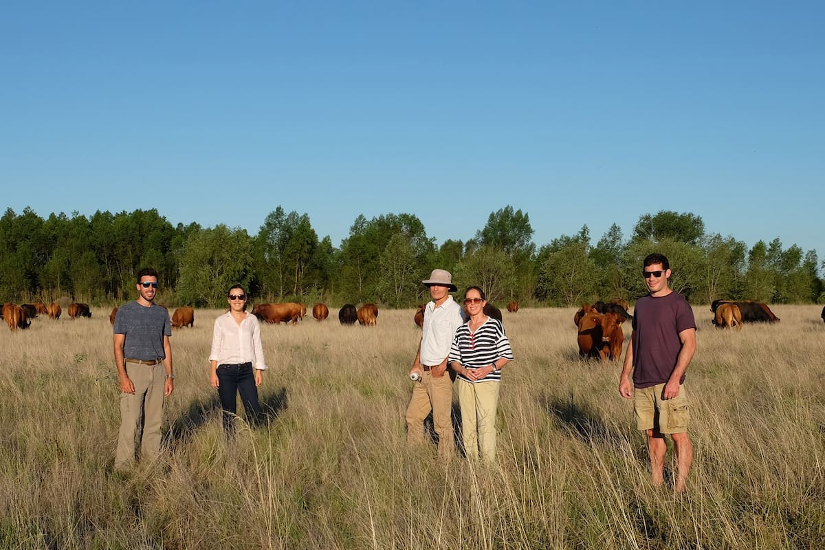 Los Bianchi. Francisco, Carolina, Fernando, Valerie Bate y Matías
