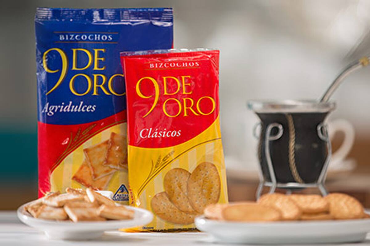 Los bizcochos 9 de oro, uno de los productos estrella de Molino Cañuelas.