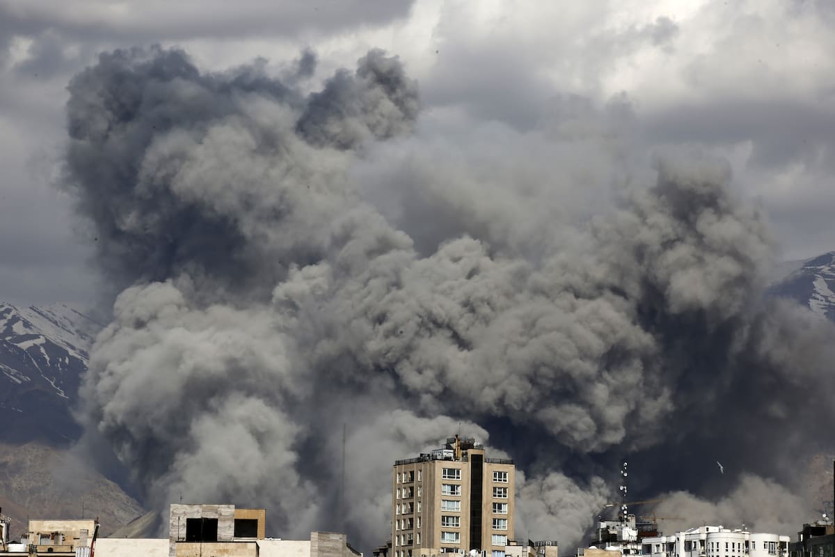 Los bombardeos sobre Irán.