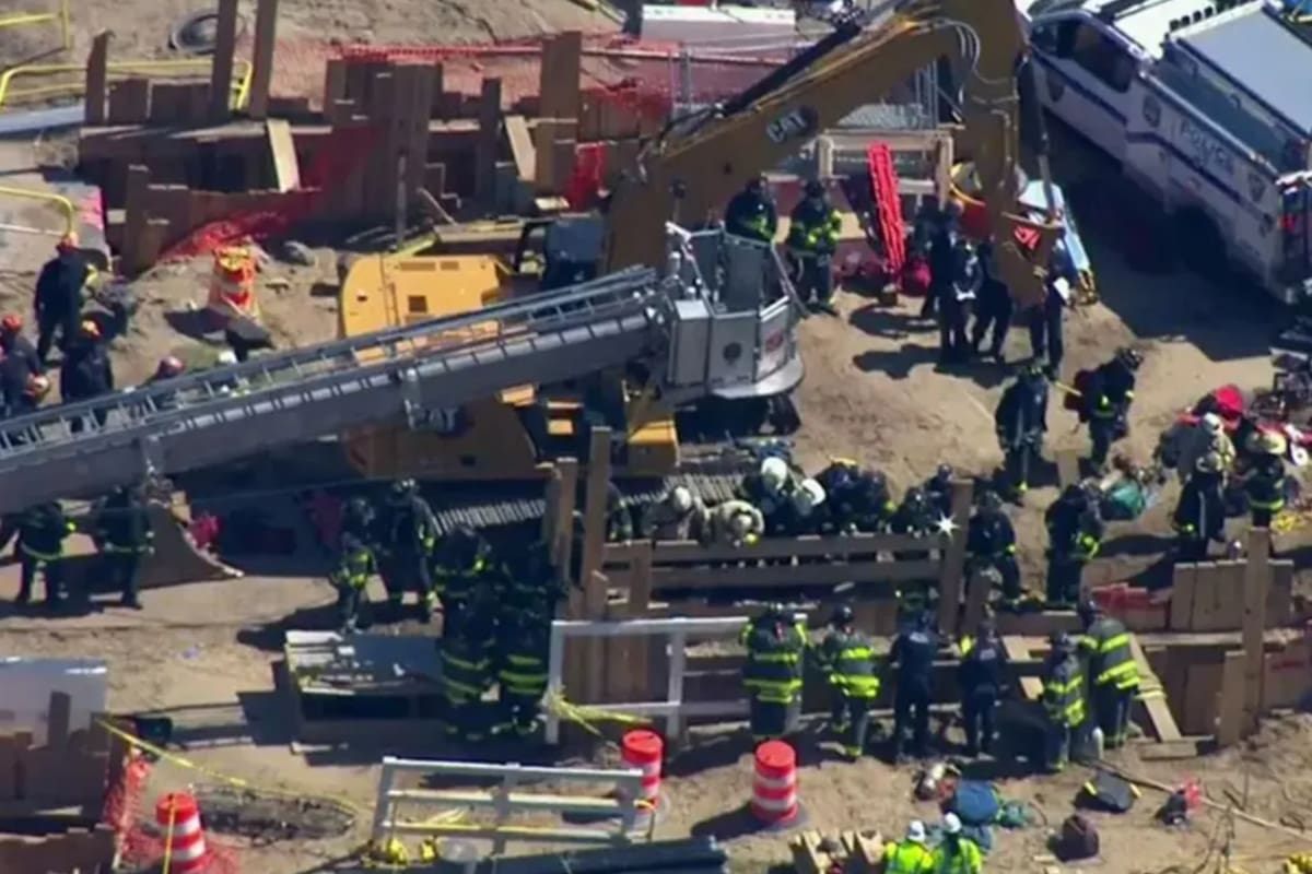 Los bomberos de Nueva York acudieron al llamado de emergencia en el Aeropuerto Internacional JFK