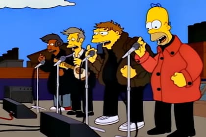 Los Borbotones, de Los Simpson
