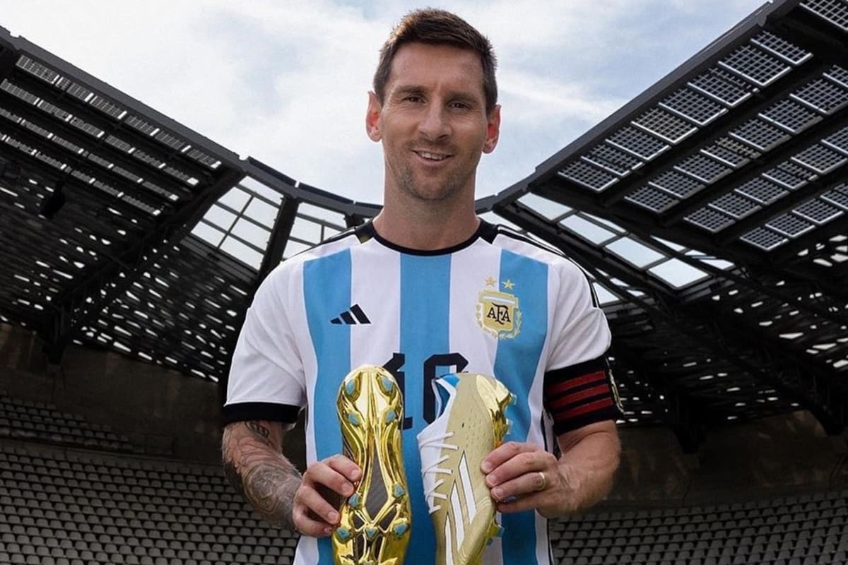 Los botines que utiliza Messi en la Copa del Mundo Qatar 2022
