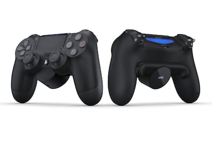 Los botones programables quedan en la parte de abajo del control; son una alternativa para los otros botones del mando DualShock 4; no permiten crear macros (combinaciones o repeticiones de botones)