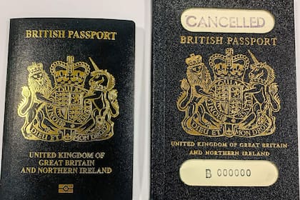 Los británicos volverán al pasaporte azul