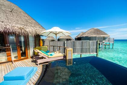 Los bungalows pueden tener una o más piscinas privadas