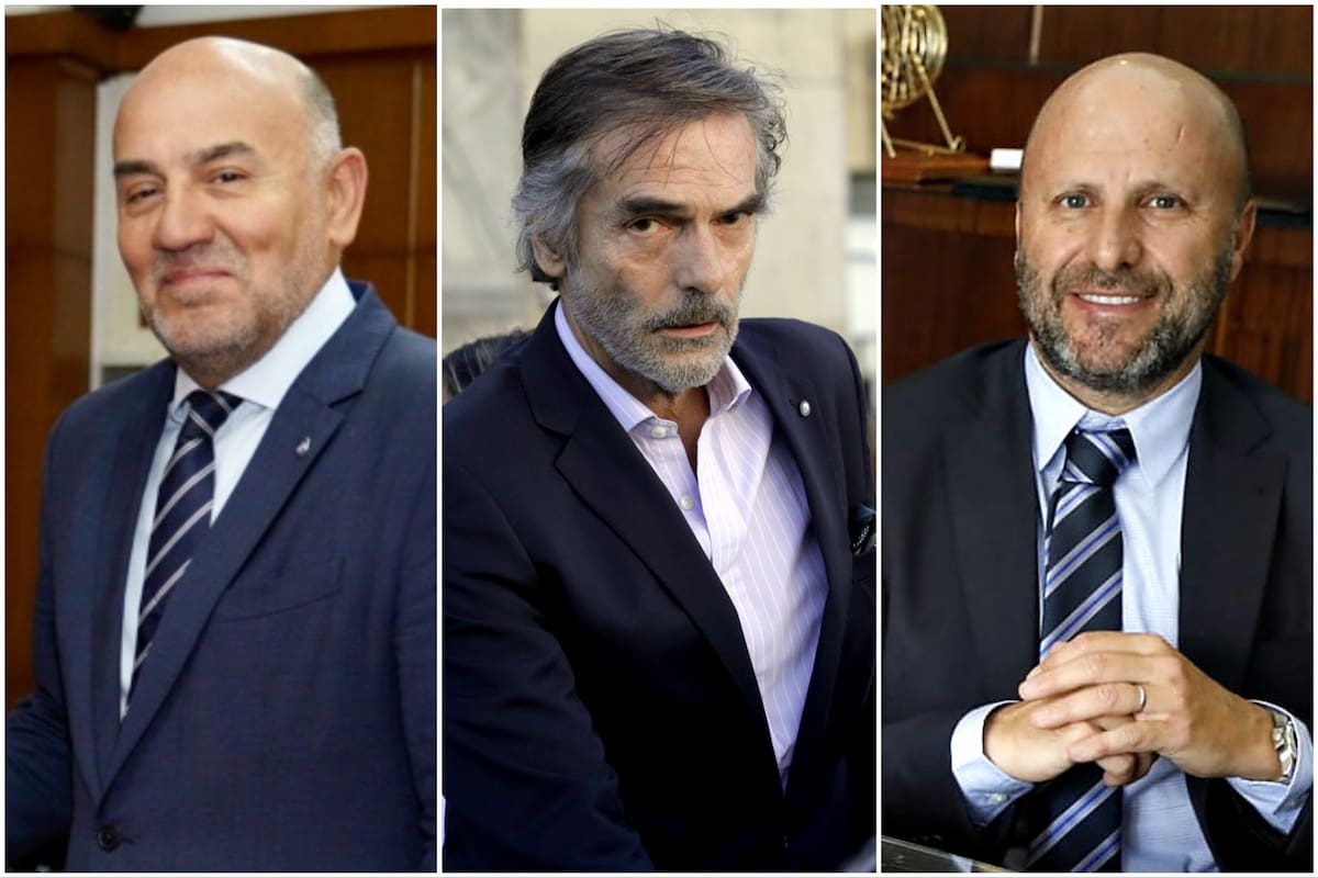 Los camaristas de casación Diego Barroetaveña, Gustavo Hornos y Mariano Borinsky