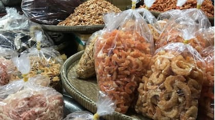 Los camarones secos son parte fundamental de la cocina de Luisiana.