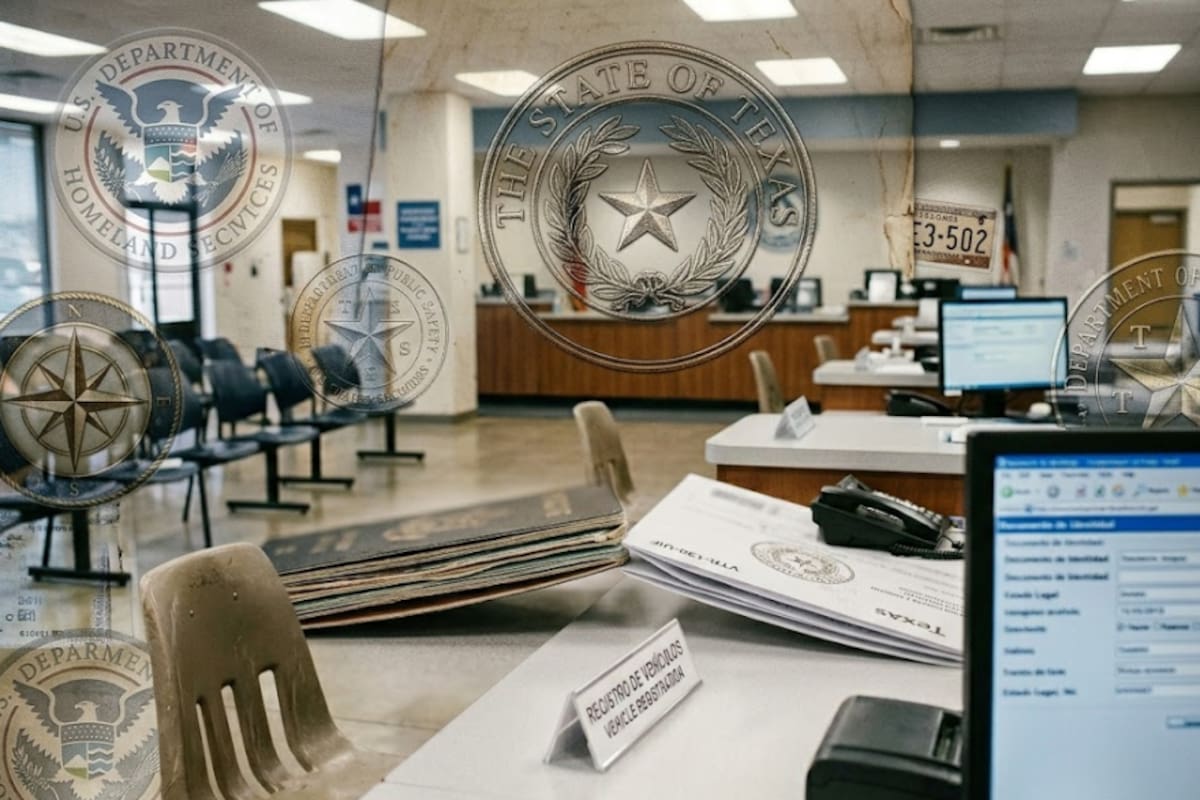 Los cambios en el registro de vehículos en el DMV de Texas para migrantes