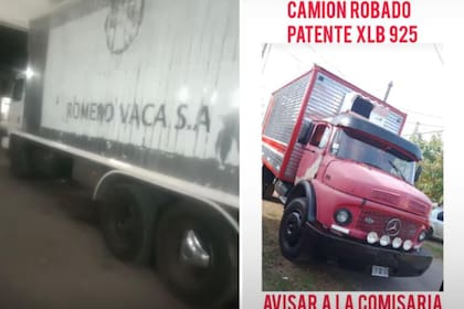 Los camiones robados en las últimas semanas