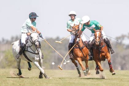 Los campos de juego del predio de Pilar de la Asociación Argentina de Polo, muy abiertos, demoran poco en evacuar la humedad tras una precipitación.