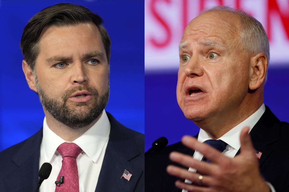 Los candidatos a la vicepresidencia de Estados Unidos, JD Vance y Tim Walz, se enfrentaron en un acalorado debate este martes 1° de octubre en Nueva York