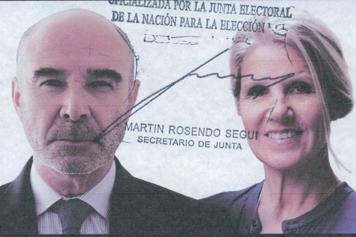 Los candidatos de Frente Nos, en la boleta de las elecciones generales
