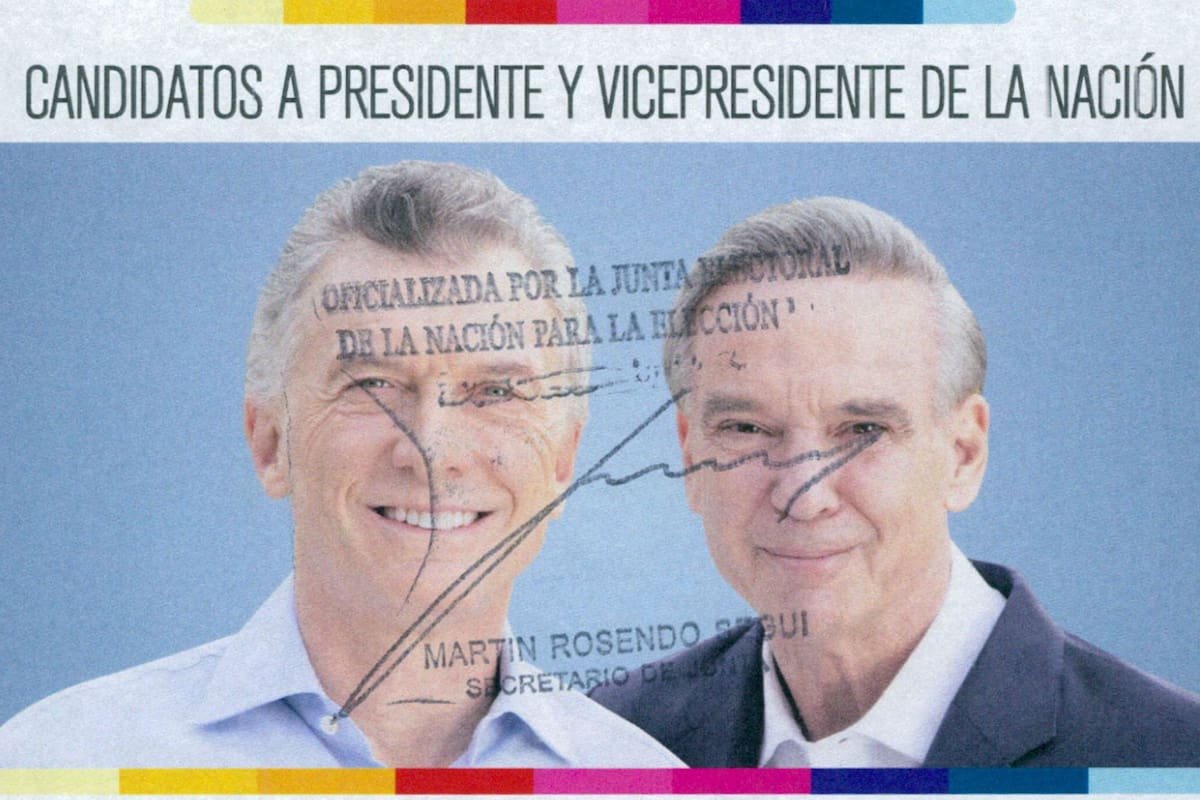 Los candidatos de Juntos por el Cambio, en la boleta de las elecciones generales