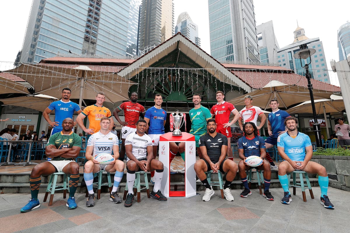 Los capitanes, listos para el Seven de Singapur