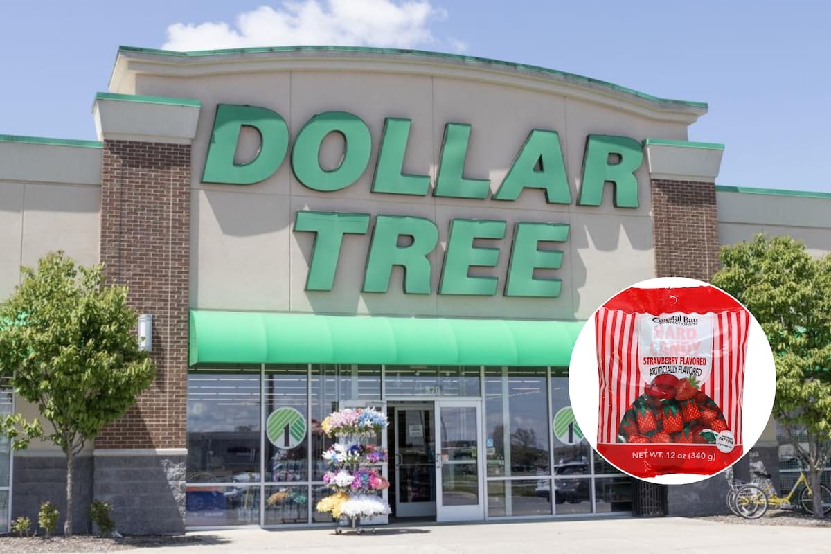 Los caramelos duros rellenos de frutilla de Coastal Bay Confections, con su envoltorio rojo y verde, se han convertido en un fenómeno viral en Dollar Tree