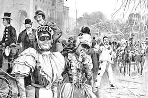 El carnaval de hace 150 años: máscaras, pasión y goce, en un festejo muy diferente al actual