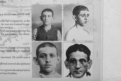 Los carteles del Museo del Presidio tienen retratos que explican el apodo de Godino.