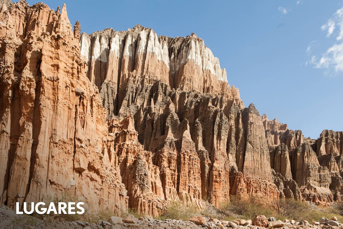 Los Castillos, impresionante formación natural.