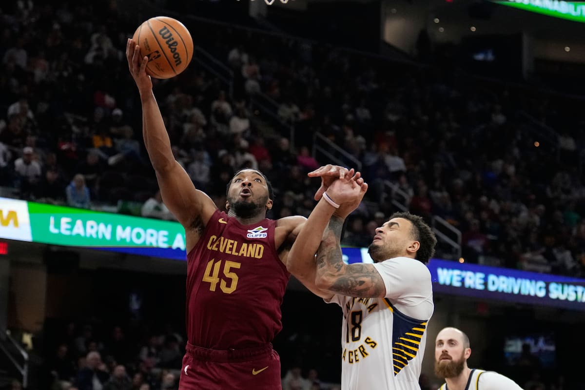 Los Cavaliers vencen 117-108 a los Pacers y están a un triunfo de amarrar la localía en primera rond