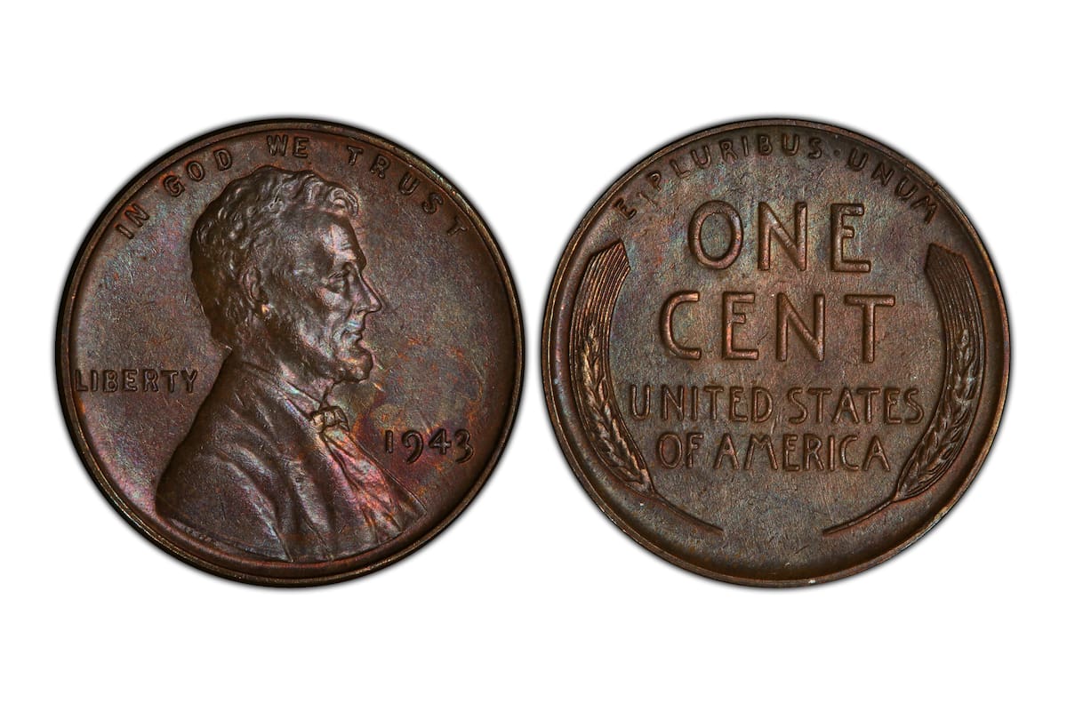 Los centavos de cobre de 1943 surgieron porque quedaron planchas del año anterior en las máquinas
