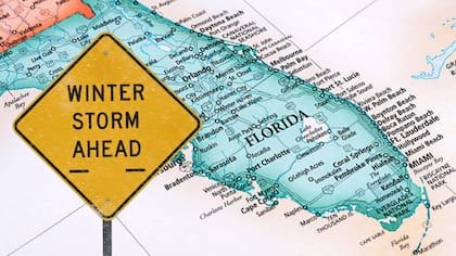 Los centros meteorologicos emitieron alertas para gran parte de Florida debido al avance de la tormenta invernal
