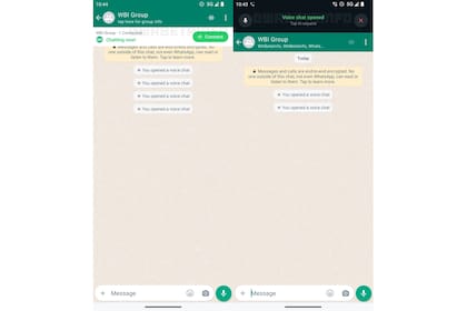 Los chats de audio grupales llegarán en breve a WhatsApp