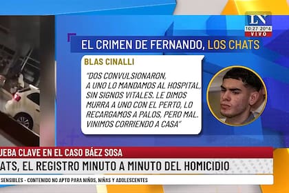 Los chats de los acusados del crimen de Fernando Báez Sosa