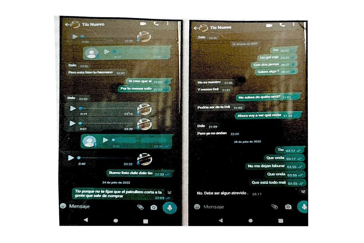 Los chats de WhatsApp, claves en la investigación