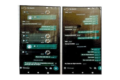 Los chats de WhatsApp, claves en la investigación