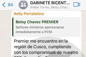 Los chats del gabinete de Castillo un día antes del autogolpe de Estado