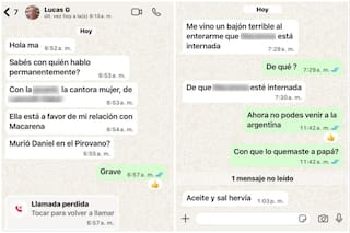 Los chats de un profesor de francés que confesó cómo quemó a su padre en su departamento de Recoleta