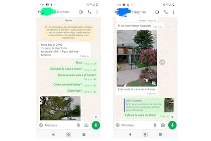 Los chats del testigo de identidad reservada que permitió ubicar al peluquero asesino de Recoleta.