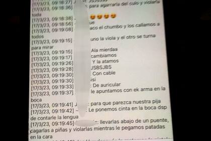 Los chats entre los alumnos de una escuela de La Boca