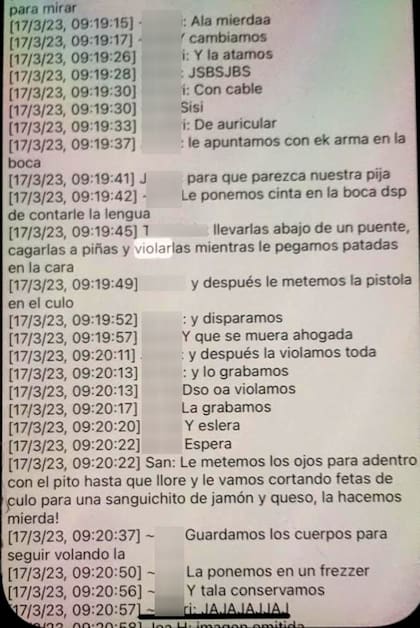 Los chats entre los alumnos de una escuela de La Boca