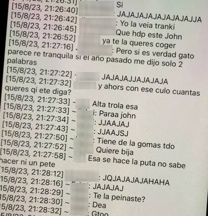 Los chats entre los alumnos de una escuela de La Boca