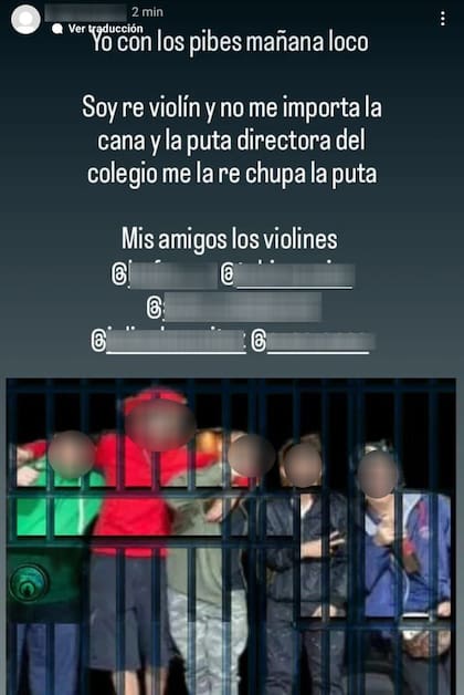 Los chats entre los alumnos de una escuela de La Boca