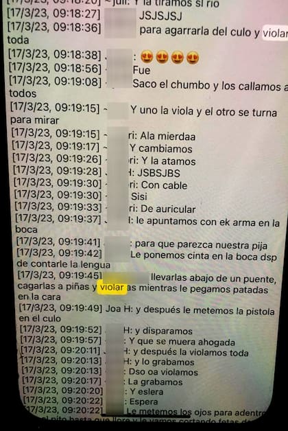 Los chats entre los alumnos de una escuela de La Boca