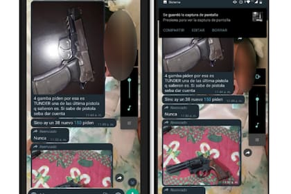 Los chats entre los integrantes de la banda