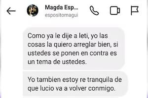 Los chats entre los padres de Lucio Dupuy