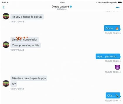 Los chats filtrados entre Nattacha Jaitt y Diego Latorre