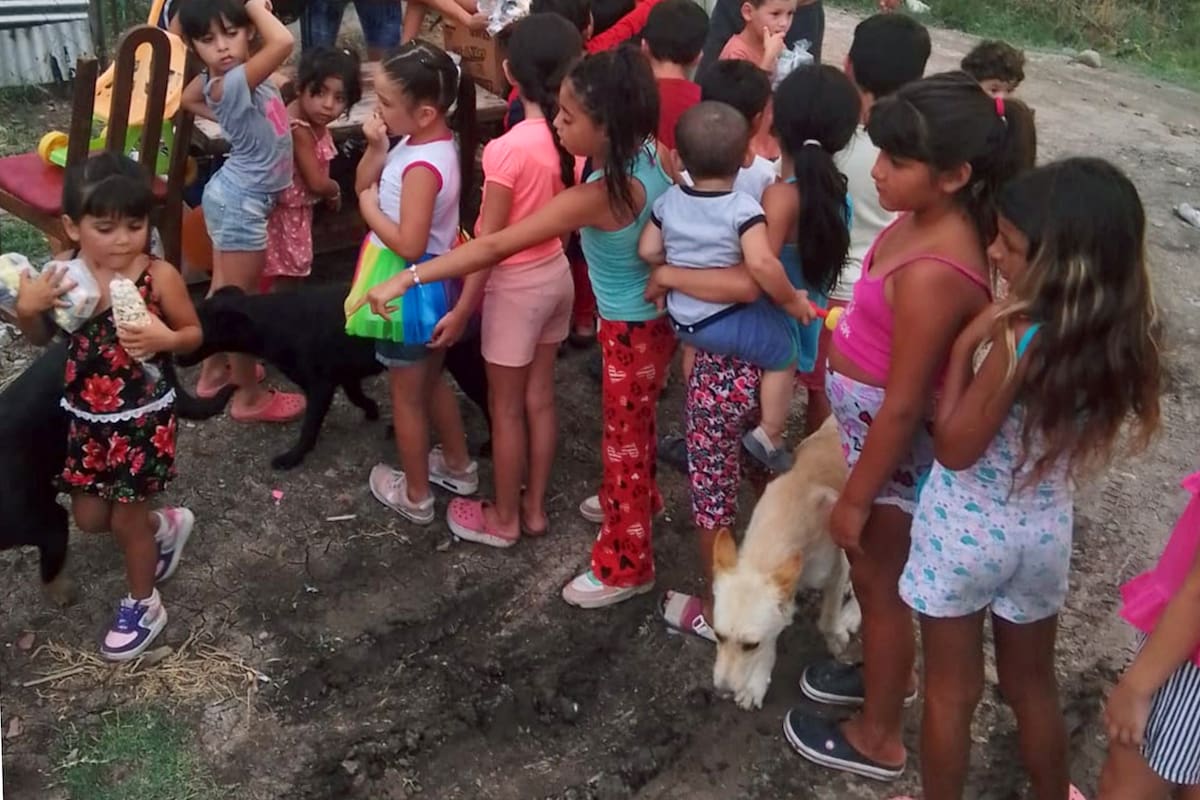 Los chicos del barrio Santa Teresita