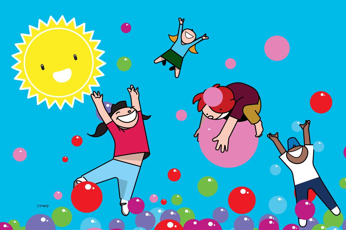 Los chicos terminan las vacaciones con un fin de semana sin lluvia ni frío