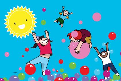 Los chicos terminan las vacaciones con un fin de semana sin lluvia ni frío